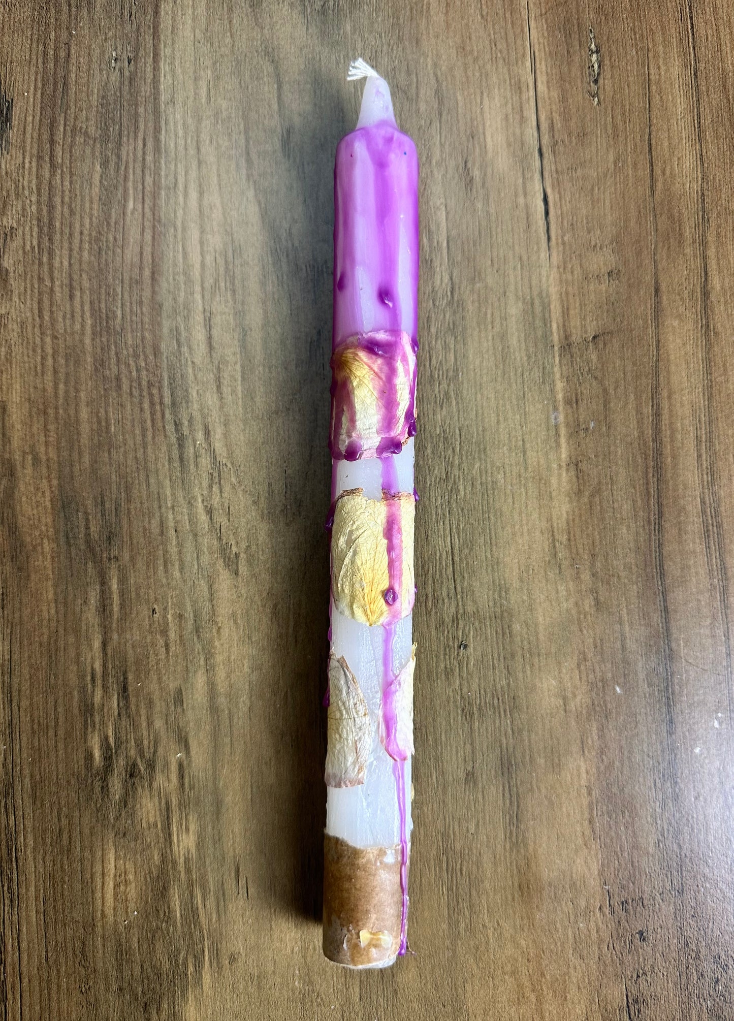 Vela grande decorada