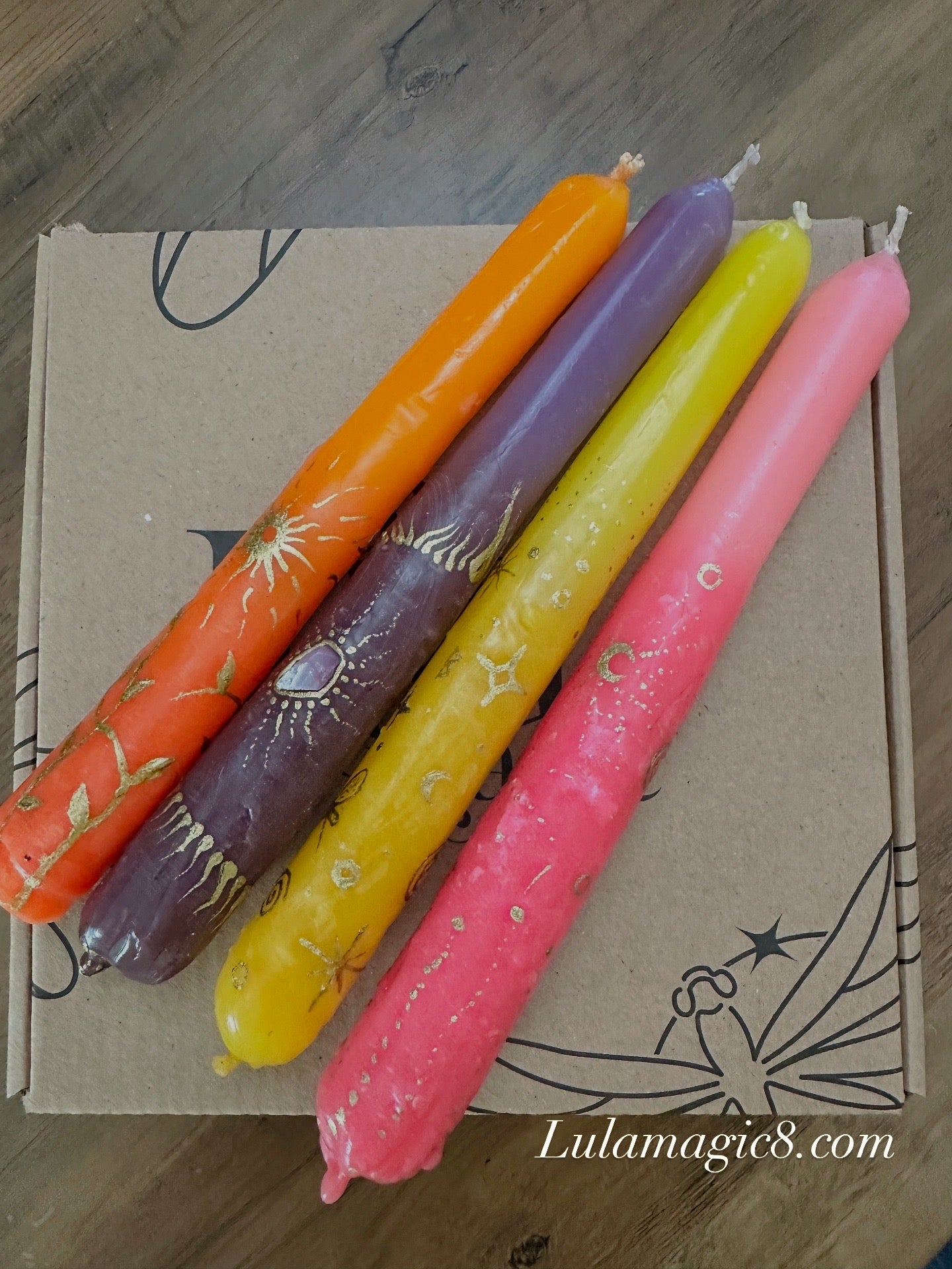 Vela grande decorada