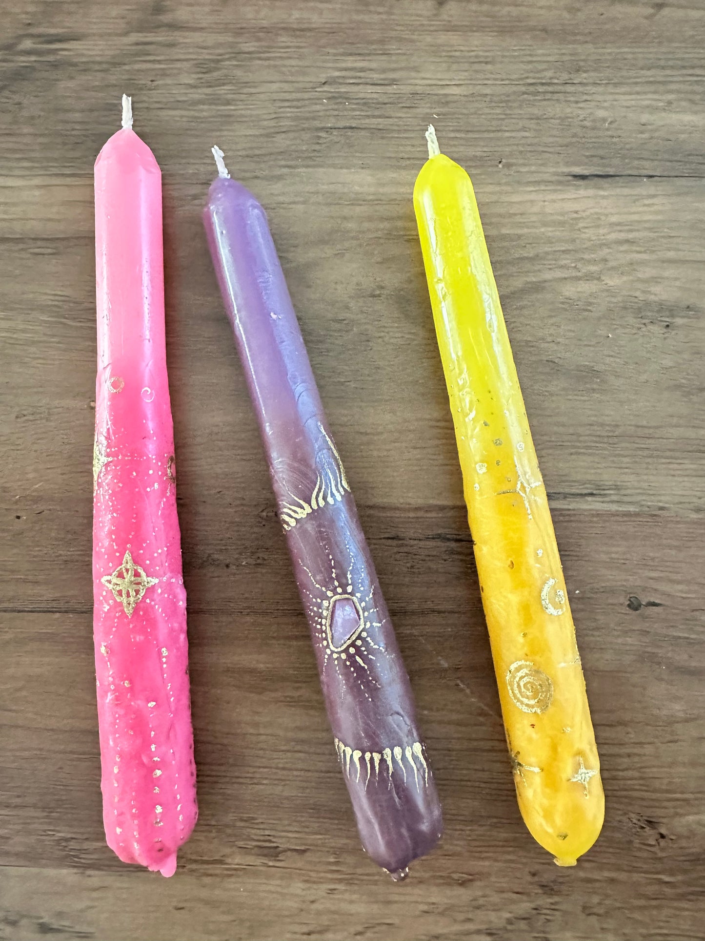 Vela grande decorada