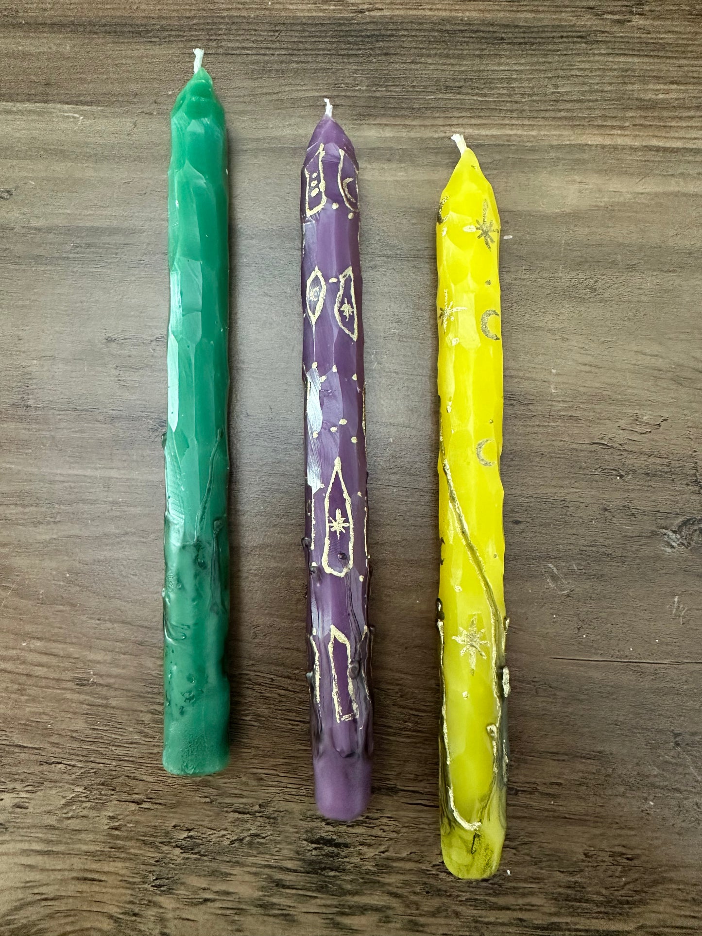 Vela grande decorada